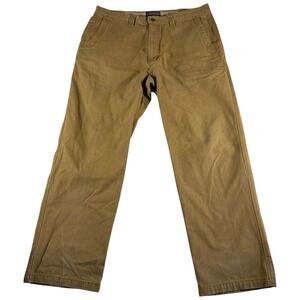 Mountain Khakis Original Mountain Pants Mens 40x32 Brown Rugged Workwear Canvas